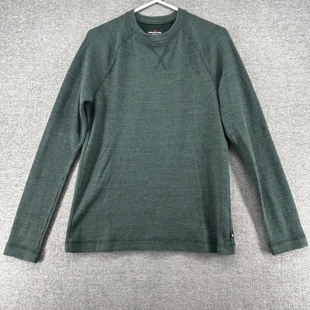 American Giant Sweater Men Size‎ Small Green Casual Winter